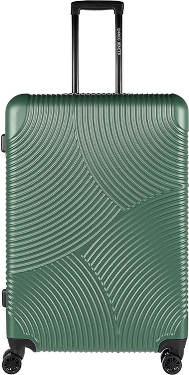 Enrico Benetti Louisville Grote Koffer 75 Cm - 93 Liter - Olijf 1 Enrico Benetti Louisville Grote Koffer 75 Cm - 93 Liter - Olijf