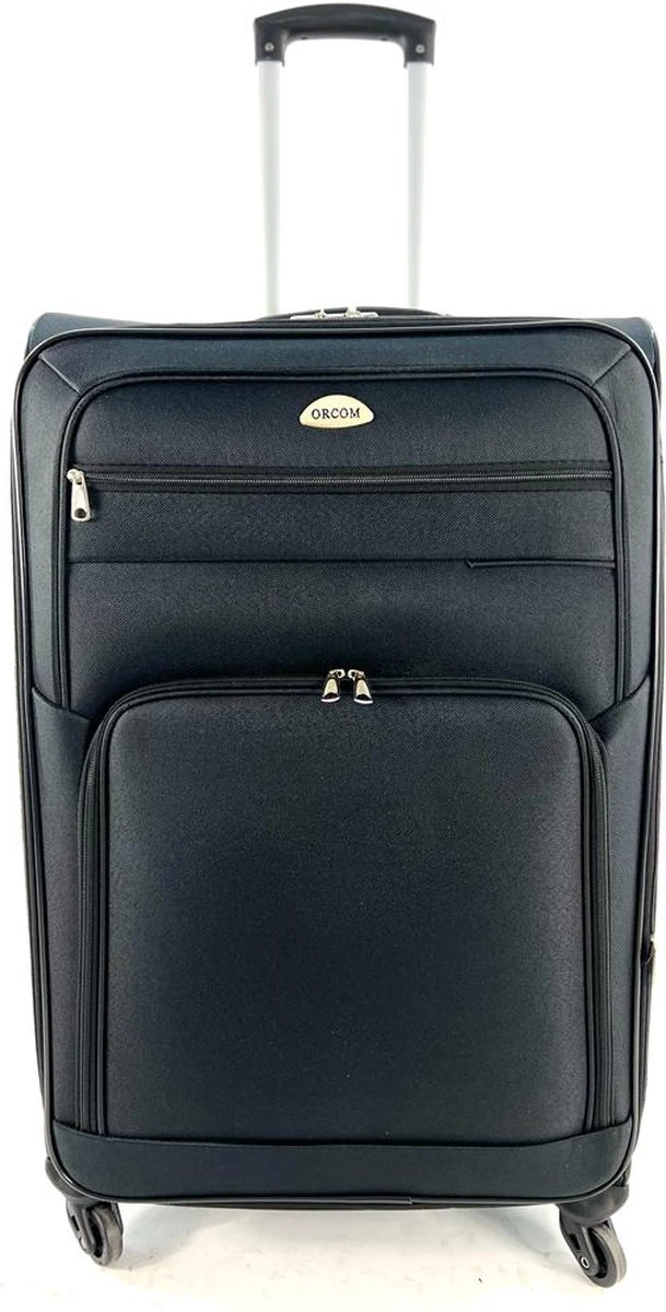 AATravel S Reiskoffer - Trolley - Handbagage - Voorvakken - 57 Cm - 50 Liter - Zwart 1 AATravel S Reiskoffer - Trolley - Handbagage - Voorvakken - 57 Cm - 50 Liter - Zwart