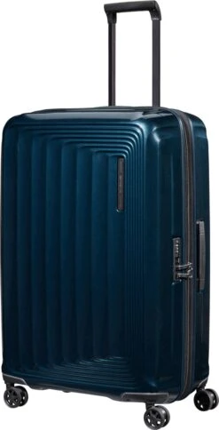 Samsonite Reiskoffer - Nuon Spinner 75/28 Exp (Medium) Metallic Dark Blue