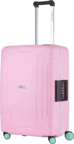 CarryOn Steward TSA Reiskoffer - 65cm Trolley Met Kliksloten - Dubbele Wielen - Roze -Reizen Verkoopwinkel 614x1200 3