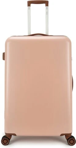 Decent Retro Koffer Groot 76 Cm Pink