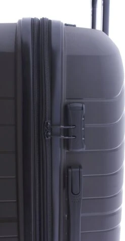 Gladiator Kick-Off Grote Koffer Expandable -76 Cm - 99/125 Liter - Eco Friendly Recyclebaar PP - Donkergrijs -Reizen Verkoopwinkel 623x1200 2