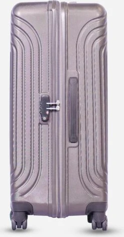 ©TROLLEYZ - Florence No.7 - Reiskoffer 78cm Met TSA Slot - Dubbele Wielen - 360° Spinners - 100% ABS - Reiskoffer In Cloudy Grey -Reizen Verkoopwinkel 631x1200 5