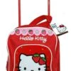 HELLO KITTY Strawberry Kinder Trolley Koffertje Vakantie Logeren 1-3 Jaar
