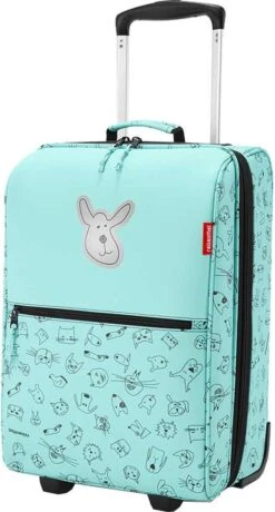 Reisenthel Trolley XS Kids Reiskoffer Kind - Maat XS - 12L - Cats&Dogs Mint -Reizen Verkoopwinkel 644x1200