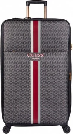 Guess Vikky 28 In 8 Wheeler Dames Reiskoffer - Charcoal Grey -Reizen Verkoopwinkel 658x1200 1