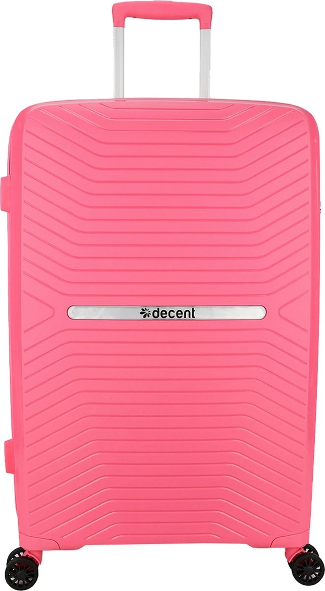 Decent CROSS-ONE PP Trolley 76 Cm - 94 Liter - TSA Slot - Pink 10 Decent CROSS-ONE PP Trolley 76 Cm - 94 Liter - TSA Slot - Pink - Afbeelding 10