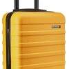CabinMax Handbagage Koffer - Trolley 30L - Harde Reiskoffer - 45x36x20cm - Lichtgewicht - Groot Capaciteit - Geel