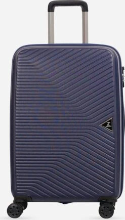 ©TROLLEYZ - Ibiza No.3 - Reiskoffer 78cm Met TSA Slot - Dubbele Wielen - 360° Spinners - 100% ABS - Reiskoffer In Ocean Blue