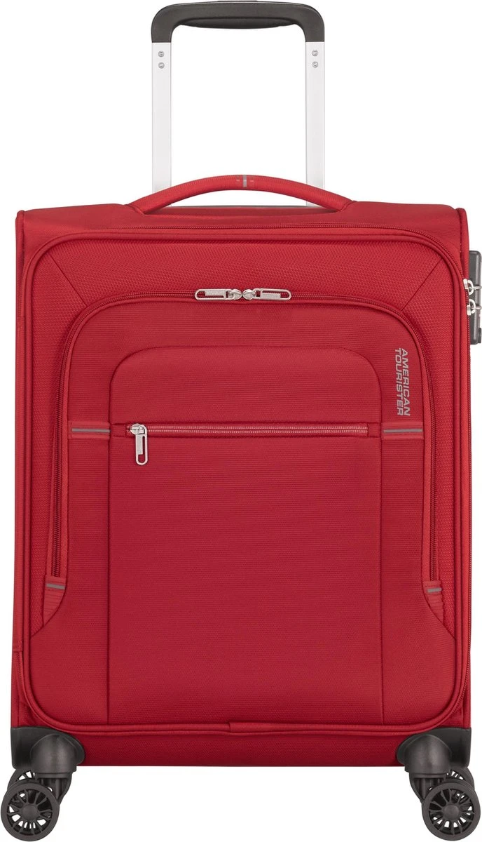 American Tourister Reiskoffer - Crosstrack Spinner 55/20 Tsa (Handbagage) Red/Grey 2 American Tourister Reiskoffer - Crosstrack Spinner 55/20 Tsa (Handbagage) Red/Grey - Afbeelding 2