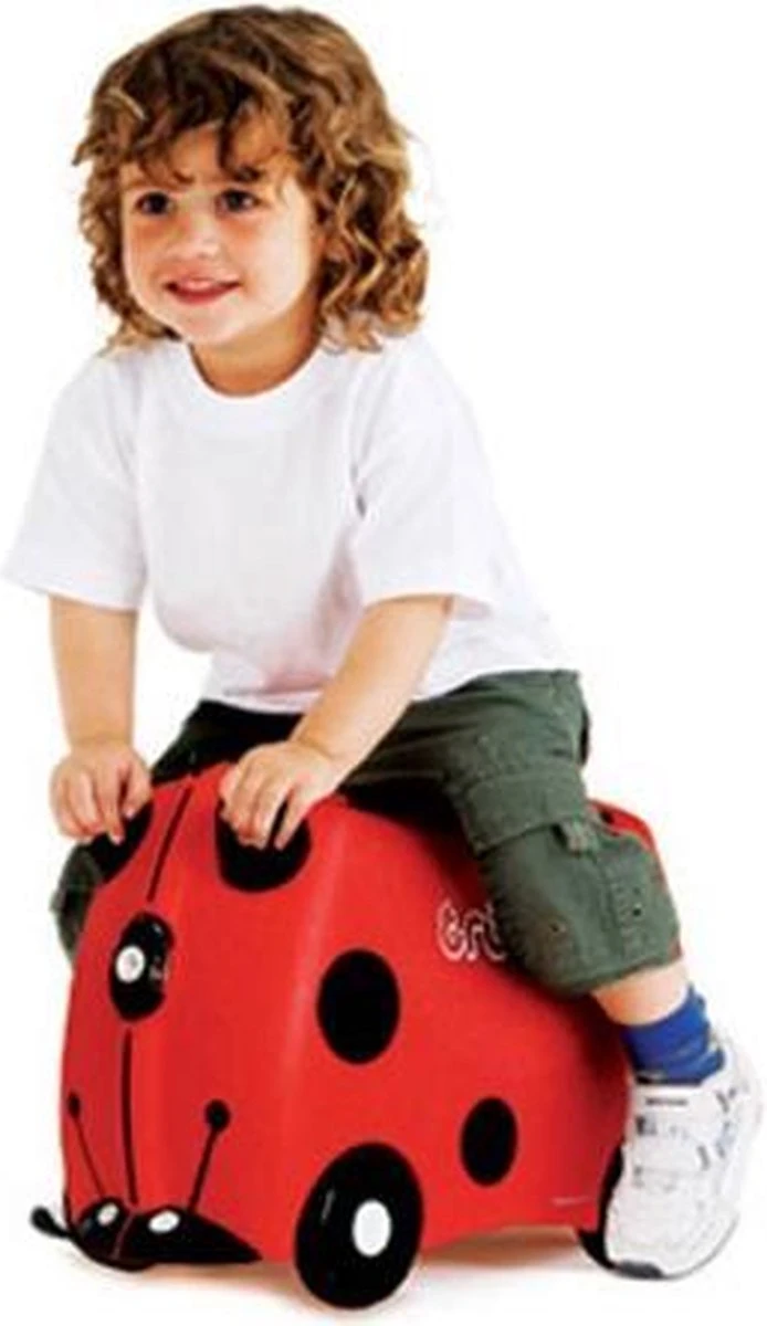 Trunki Ride-On Handbagage Koffer 46 Cm - Lieverheersbeestje Harley 16 Trunki Ride-On Handbagage Koffer 46 Cm - Lieverheersbeestje Harley - Afbeelding 16