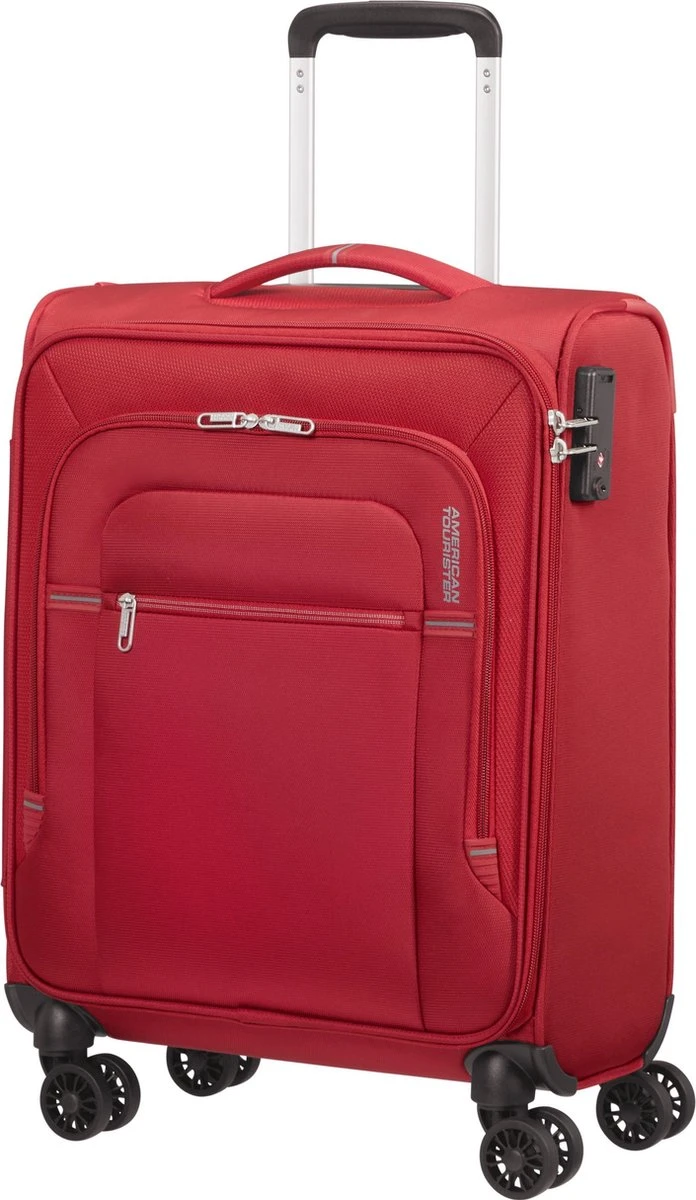 American Tourister Reiskoffer - Crosstrack Spinner 55/20 Tsa (Handbagage) Red/Grey 1 American Tourister Reiskoffer - Crosstrack Spinner 55/20 Tsa (Handbagage) Red/Grey