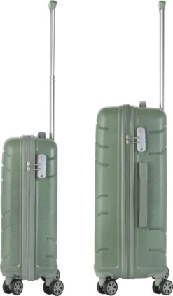 TravelZ Big Bars Kofferset - Trolleyset TSA 2-delig - Handbagage En Groot - Olijf -Reizen Verkoopwinkel 701x1200 2