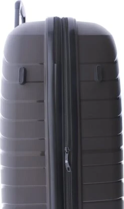 Gladiator Kick-Off Grote Koffer Expandable -76 Cm - 99/125 Liter - Eco Friendly Recyclebaar PP - Donkergrijs -Reizen Verkoopwinkel 712x1200 1