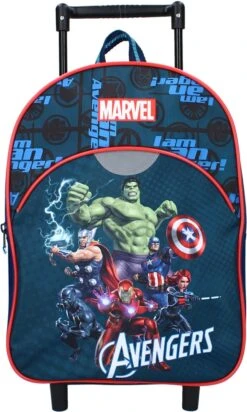 Avengers Thema Trolley/reistas Rugzak Koffertje 33 Cm Voor Kinderen - Weekendtasje Voor Kinderen