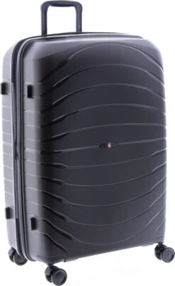 Gladiator Kick-Off Grote Koffer Expandable -76 Cm - 99/125 Liter - Eco Friendly Recyclebaar PP - Donkergrijs -Reizen Verkoopwinkel 733x1200 2