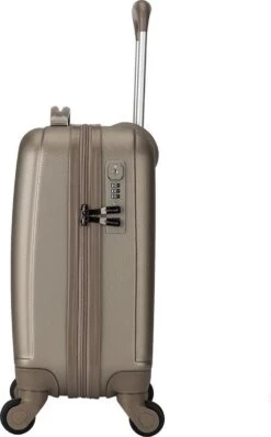 Decent Handbagage Koffer / Trolley / Reiskoffer - 42 Cm - 24 Liter - ABS - Maxi Air - Champagne -Reizen Verkoopwinkel 744x1200