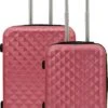 SB Travelbags Kofferset - 2 Delige 'Expandable' Koffer - Roze - 65cm/55cm