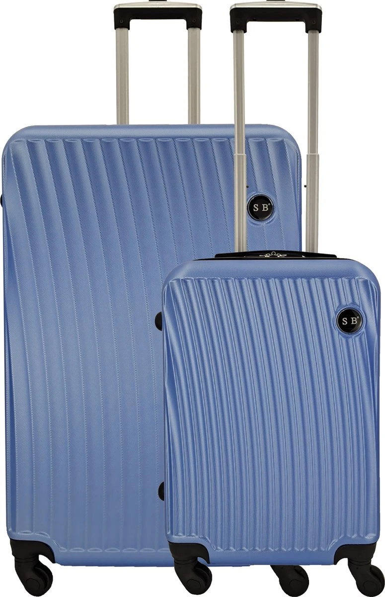 SB Travelbags Kofferset - 2 Delige -Blauw - 75cm/55cm 1 SB Travelbags Kofferset - 2 Delige -Blauw - 75cm/55cm