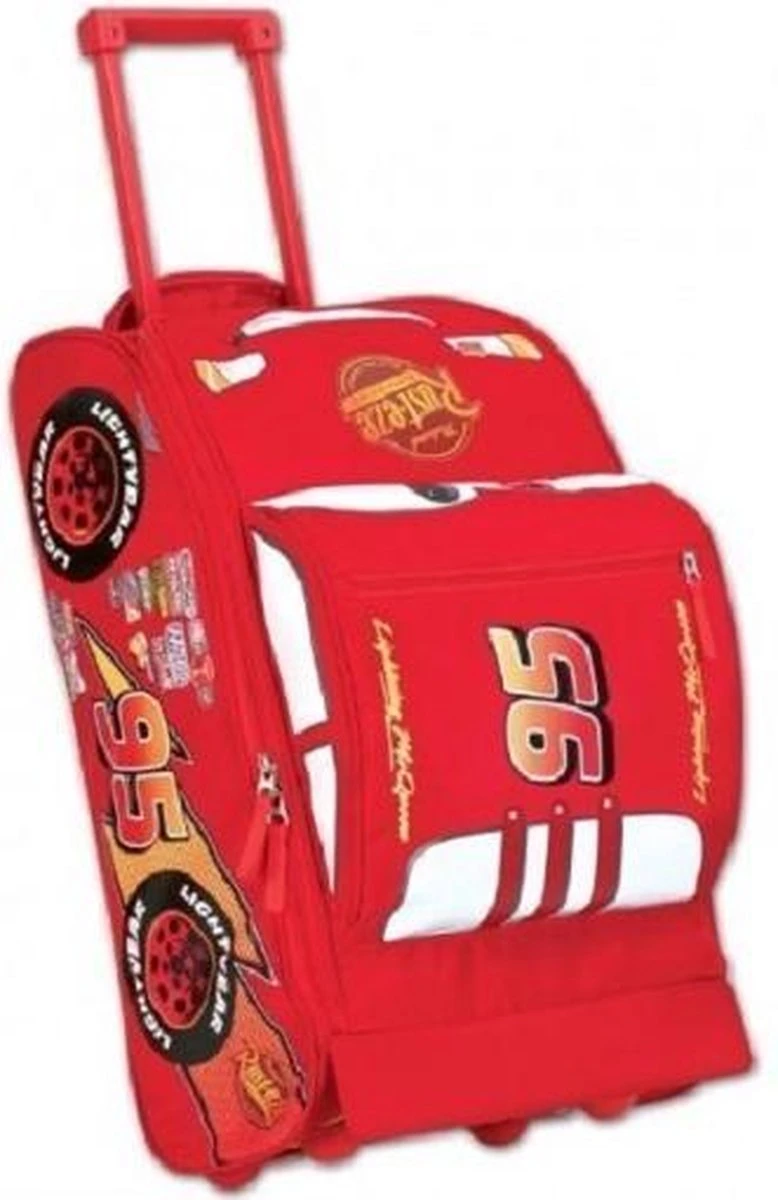 Disney Cars 3d Trolley / Reiskoffer 53cm Groot - Koffer 1 Disney Cars 3d Trolley / Reiskoffer 53cm Groot - Koffer