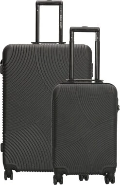 Enrico Benetti Louisville Kofferset Tweedelig - 39040-02 - Zwart