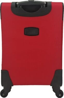 SB Travelbags Bagage Stoffen Koffer 75cm 4 Wielen Trolley - Rood -Reizen Verkoopwinkel 791x1200 1