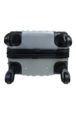 SB Travelbags 'Expandable' Handbagage Koffer 53cm 4 Wielen Trolley - Zilver -Reizen Verkoopwinkel 799x1200 54