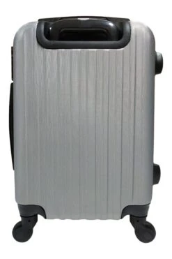 SB Travelbags 'Expandable' Handbagage Koffer 53cm 4 Wielen Trolley - Zilver -Reizen Verkoopwinkel 800x1200 18