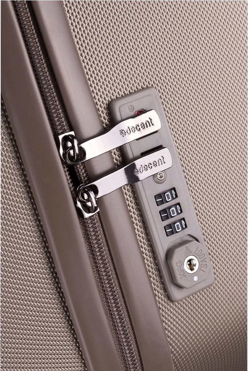 Decent Harde Koffer Tranporto 76 - Champagne 6 Decent Harde Koffer Tranporto 76 - Champagne - Afbeelding 6