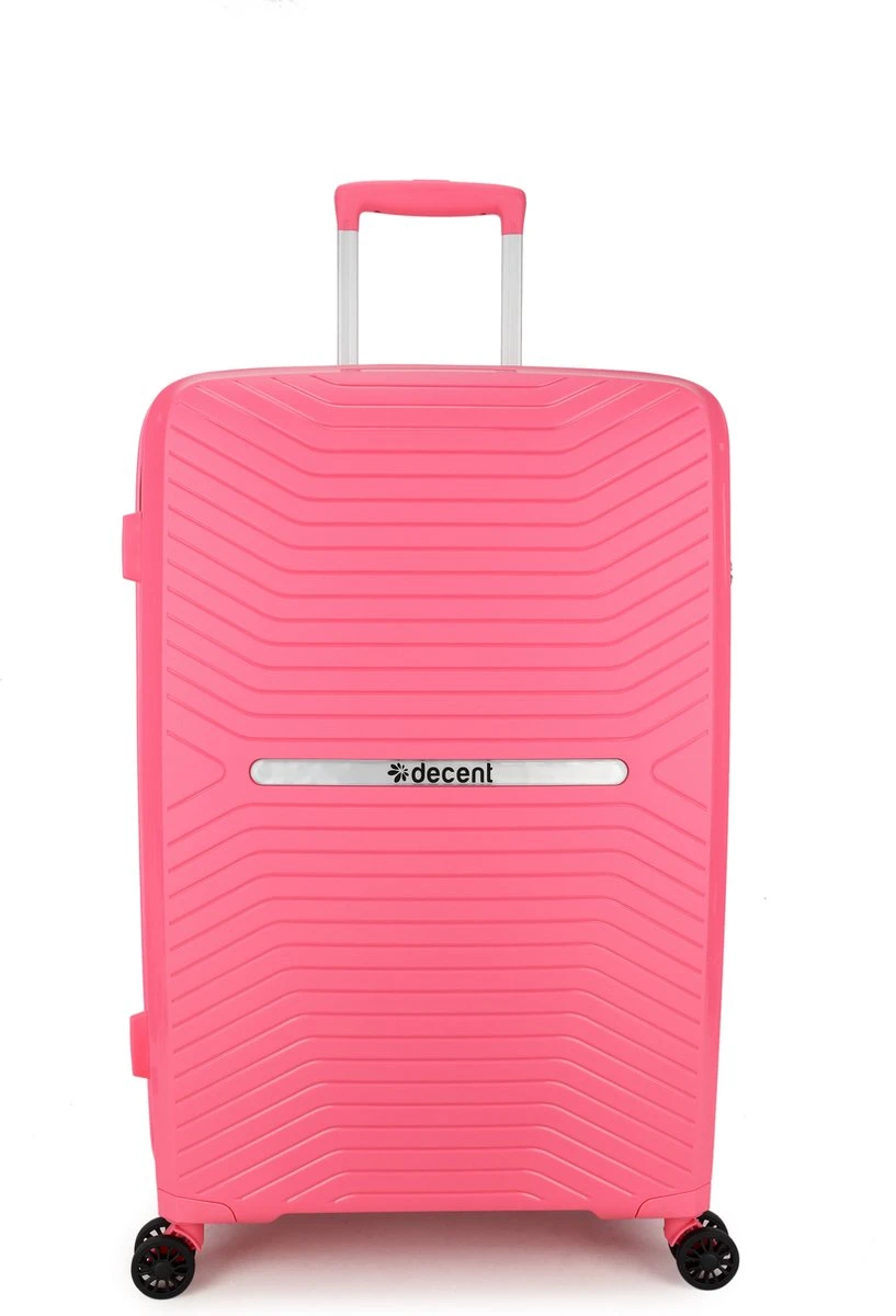 Decent CROSS-ONE PP Trolley 76 Cm - 94 Liter - TSA Slot - Pink 1 Decent CROSS-ONE PP Trolley 76 Cm - 94 Liter - TSA Slot - Pink