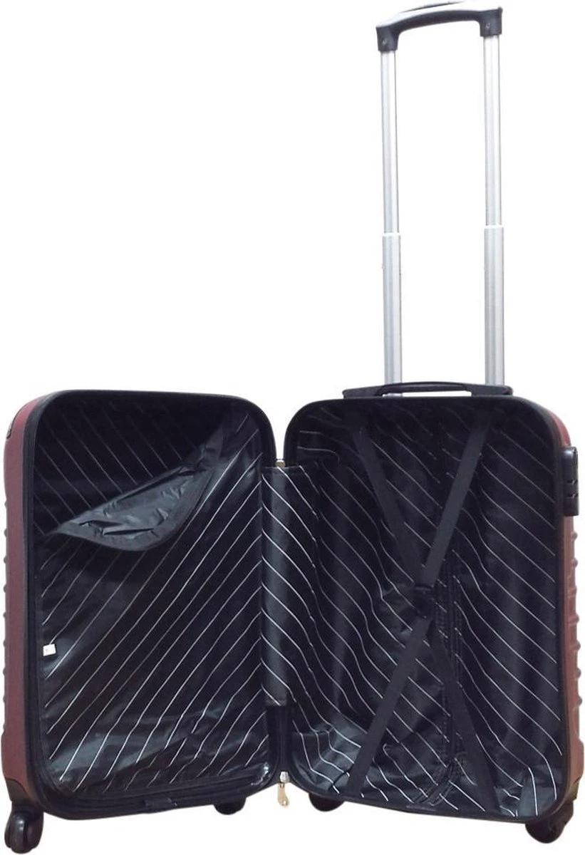 Castillo Quadrant 2 Delige ABS Kofferset (XL + S) - Rosé Gold 8 Castillo Quadrant 2 Delige ABS Kofferset (XL + S) - Rosé Gold - Afbeelding 8