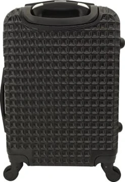 SB Travelbags Handbagage Koffer 55cm 4 Wielen Trolley - Zwart -Reizen Verkoopwinkel 826x1200