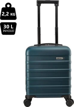 CabinMax Handbagage Koffer - Trolley 30L - Harde Reiskoffer - 45x36x20cm - Lichtgewicht - Groot Capaciteit - Endless Sea -Reizen Verkoopwinkel 830x1200