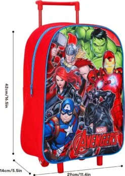 Marvel THE AVENGERS Trolley Koffertje Vakantie Logeren Tripjes -Reizen Verkoopwinkel 853x1200