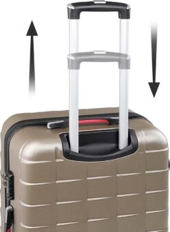 Monazana – Kofferset Exopack - 3-delig –TSA Slot – Wielen - Champagne -Reizen Verkoopwinkel 880x1200