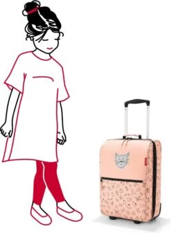 Reisenthel Trolley XS Kids Reiskoffer Kind - Maat XS - 12L - Cats&Dogs Rose Roze -Reizen Verkoopwinkel 883x1200