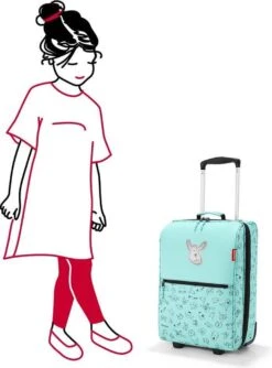 Reisenthel Trolley XS Kids Reiskoffer Kind - Maat XS - 12L - Cats&Dogs Mint -Reizen Verkoopwinkel 887x1200 1