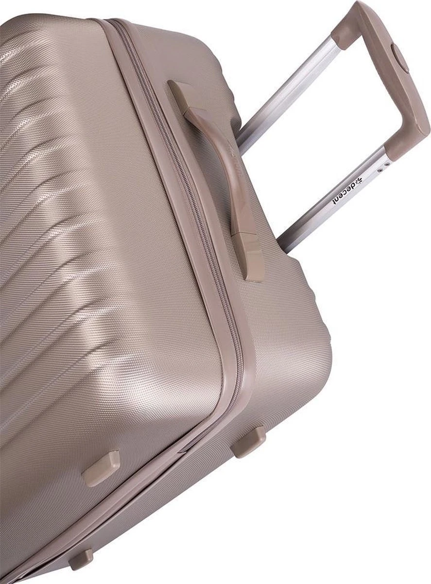 Decent Harde Koffer Tranporto 76 - Champagne 5 Decent Harde Koffer Tranporto 76 - Champagne - Afbeelding 5