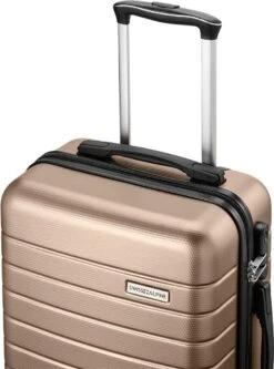 Swiss Alpine 2.0 - Handbagage Koffer - 55x35x20 Cm - 4 Wielen - Goud - Brons -Reizen Verkoopwinkel 891x1200