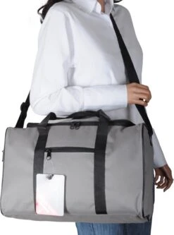Handbagage Ryanair 40x20x25 - Met Smart Sleeve Voor Op Een Koffer - Steel Grey -Reizen Verkoopwinkel 891x1200 4
