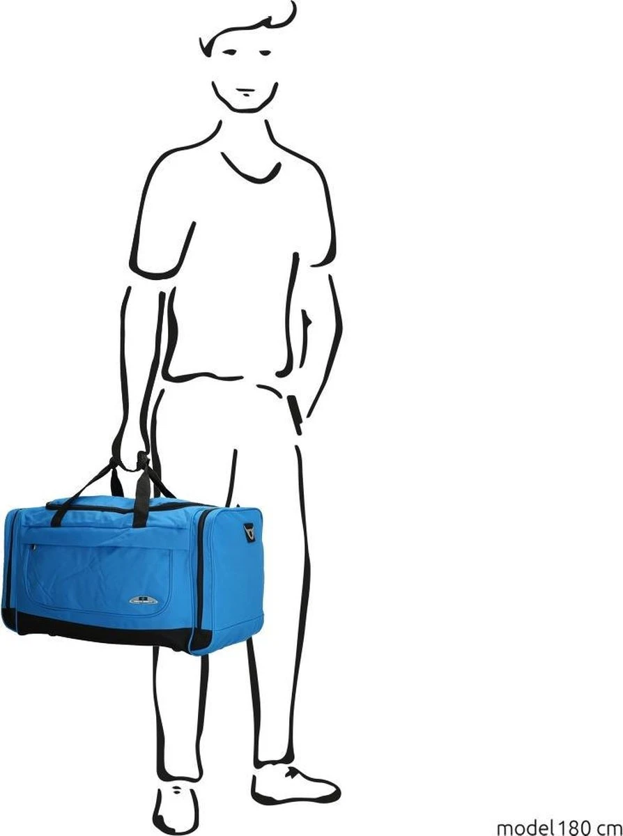 Enrico Benetti Orlando 35301 M Reistas / Sporttas 62 Liter - Blauw 2 Enrico Benetti Orlando 35301 M Reistas / Sporttas 62 Liter - Blauw - Afbeelding 2