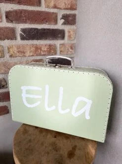 Merkloos Koffertje Karton Groen Maat L Met Eigen Opdruk - Met Naam -Reizen Verkoopwinkel 899x1200 2