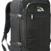 CabinMax Metz Reistas– Handbagage 44L- Rugzak – Schooltas - Backpack 55x40x20cm – Lichtgewicht - Zwart (MZ BK)