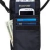Benson Reisportemonnee/nektasje Zwart 14 X 17 Cm - Documenten Tasje Met Nekkoord - Nektas Voor Op Reis