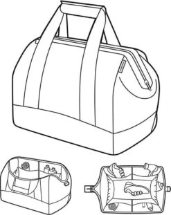 Reisenthel Allrounder L Reistas Sporttas - 30L - Signature Black Zwart -Reizen Verkoopwinkel 953x1200 2