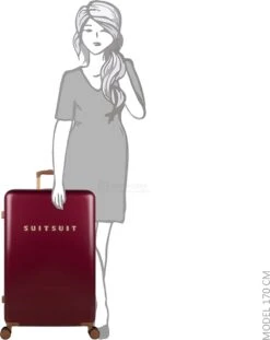 SUITSUIT - Fab Seventies Classic - Biking Red - Reiskoffer (76 Cm) -Reizen Verkoopwinkel 953x1200