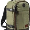 CabinMax Metz Reistas – Handbagage 20L – Rugzak – Schooltas - 40x25x20 Cm – Compact Backpack – Lichtgewicht – Khaki