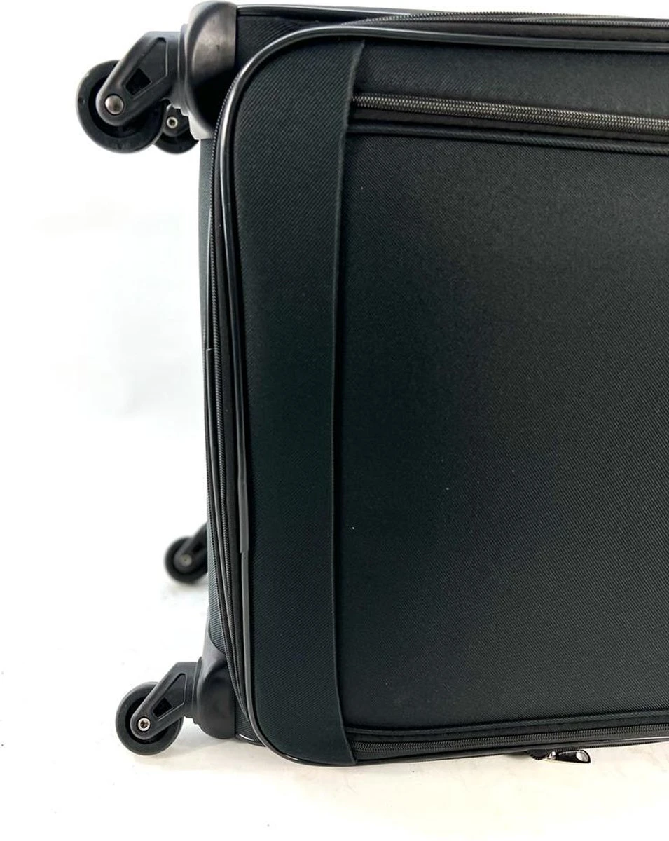 AATravel S Reiskoffer - Trolley - Handbagage - Voorvakken - 57 Cm - 50 Liter - Zwart 3 AATravel S Reiskoffer - Trolley - Handbagage - Voorvakken - 57 Cm - 50 Liter - Zwart - Afbeelding 3