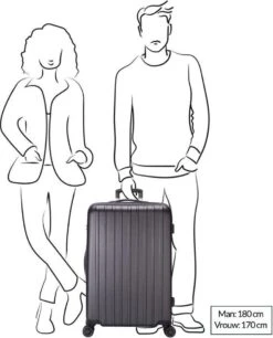 Decent Tranporto-One Reiskoffer 76 Cm - Zalmroze -Reizen Verkoopwinkel 968x1200 1