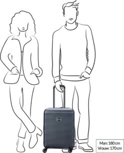 Delsey Handbagage Harde Koffer / Trolley / Reiskoffer - Freestyle - 55 Cm - Grijs 20 Delsey Handbagage Harde Koffer / Trolley / Reiskoffer - Freestyle - 55 Cm - Grijs -Reizen Verkoopwinkel 973x1200 2